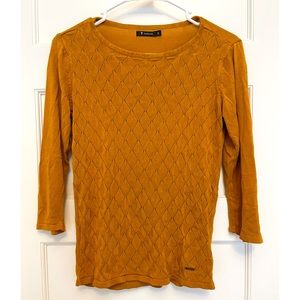 Van Heusen XS Mustard Yellow Sweater